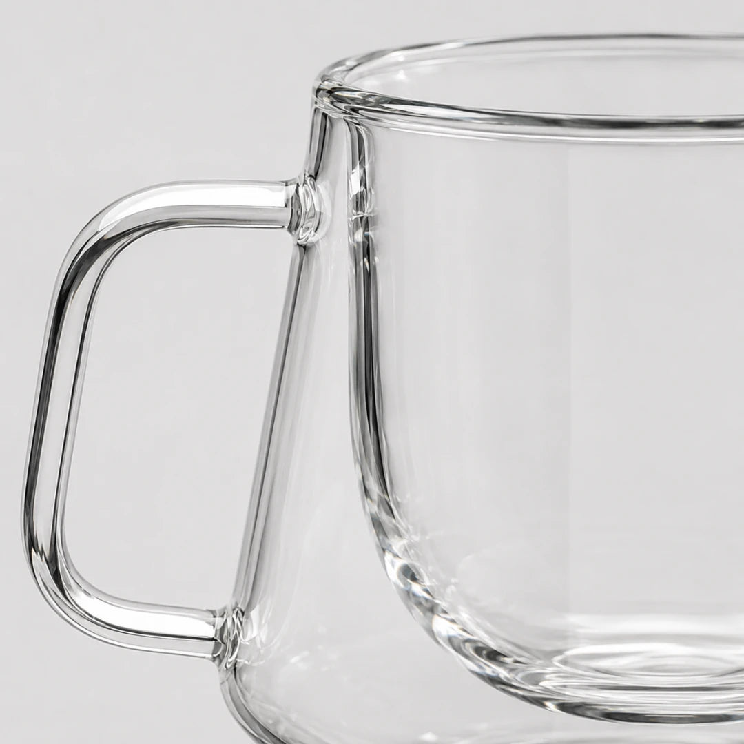 CoffeeBrew™ Double-Wall Glass Mug