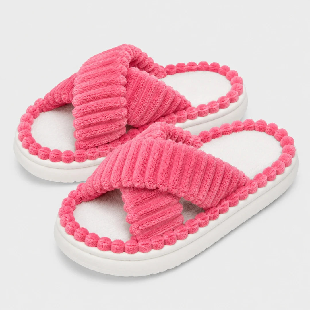 ComfyX™ Criss-Cross Slippers