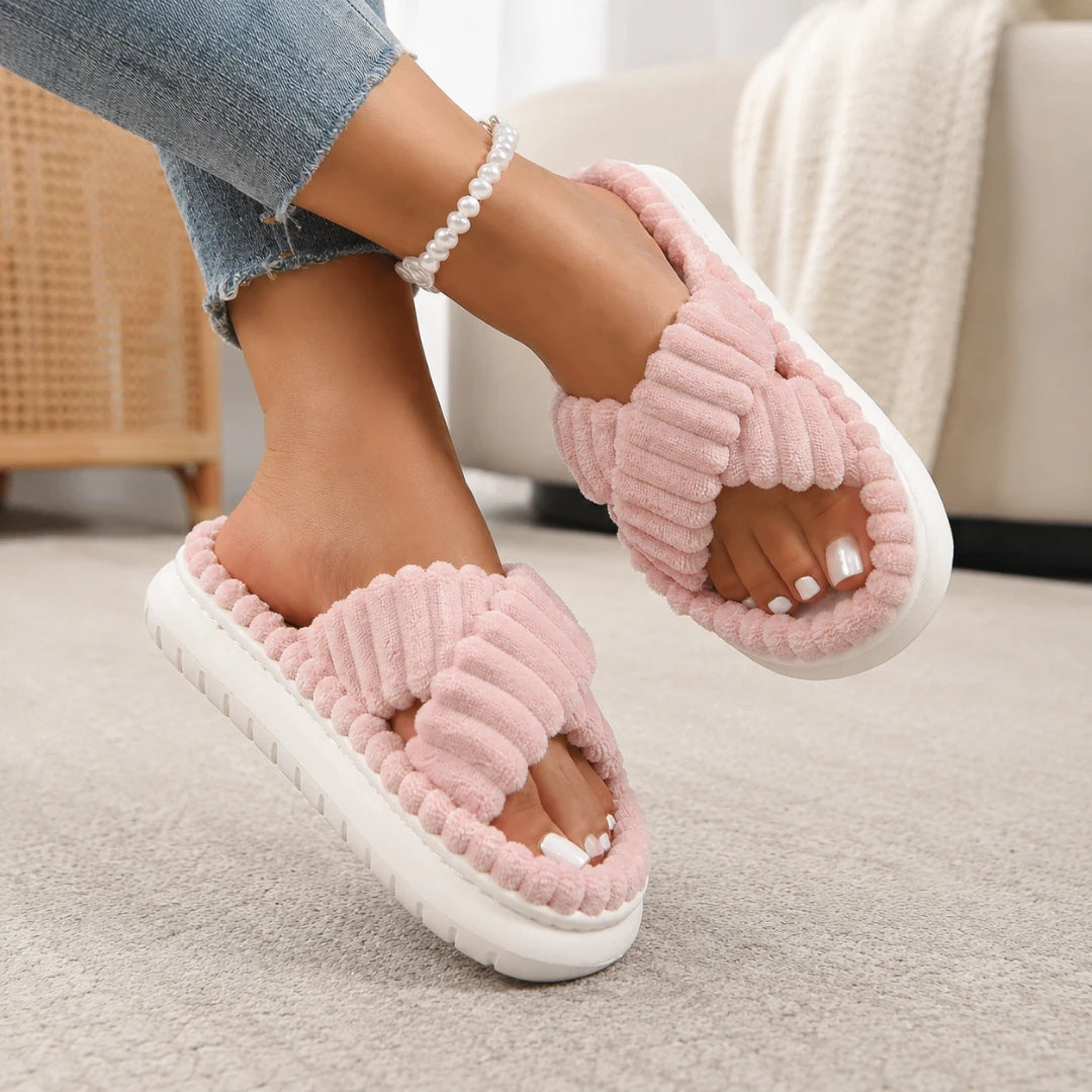 ComfyX™ Criss-Cross Slippers