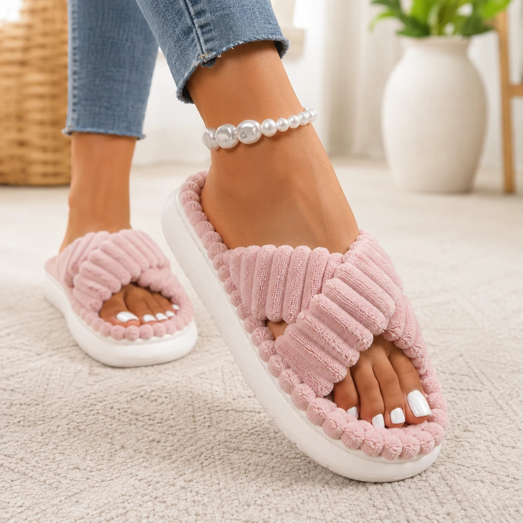 ComfyX™ Criss-Cross Slippers