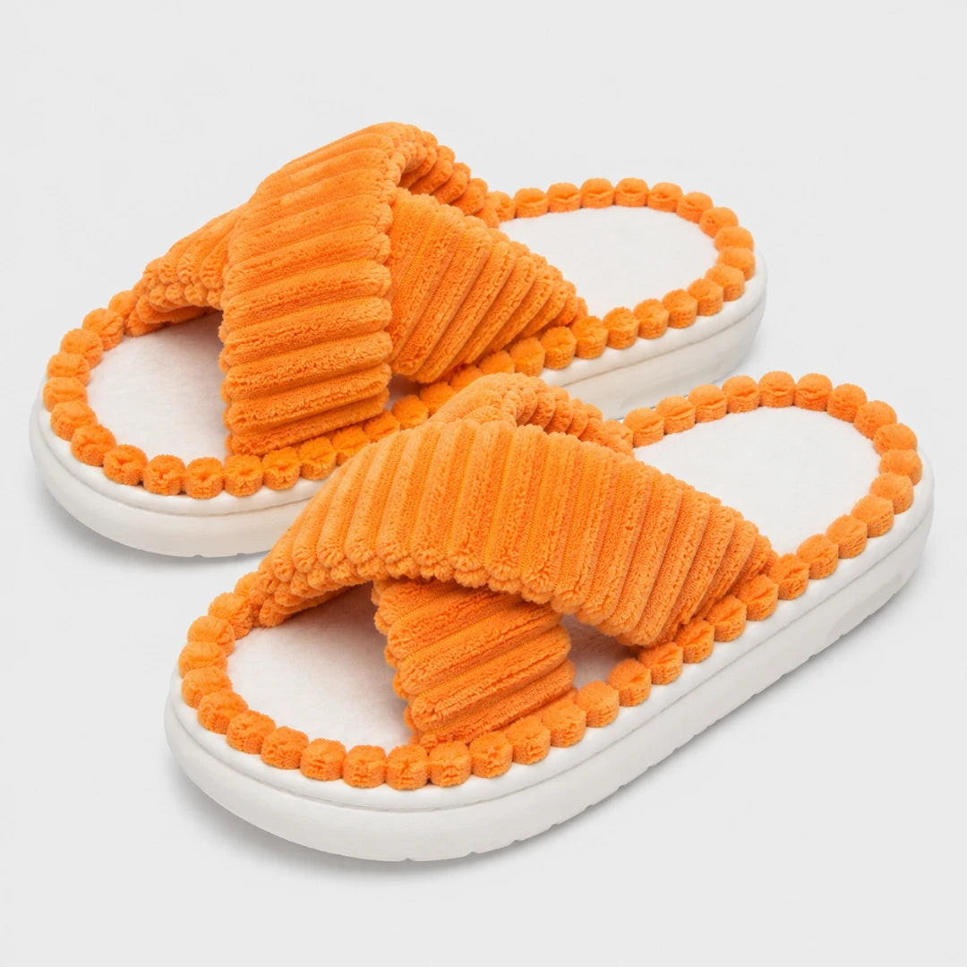 ComfyX™ Criss-Cross Slippers