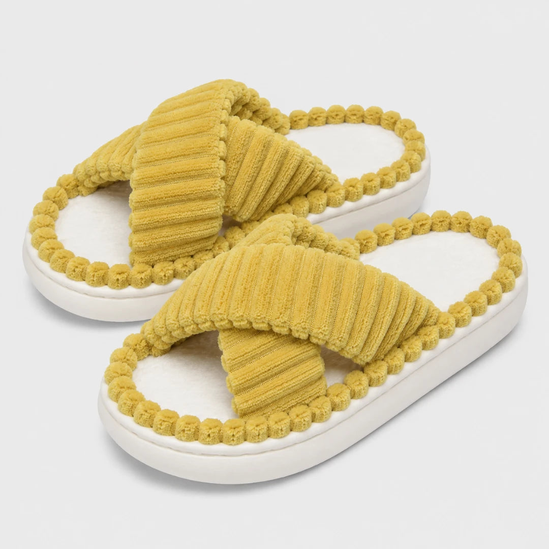 ComfyX™ Criss-Cross Slippers