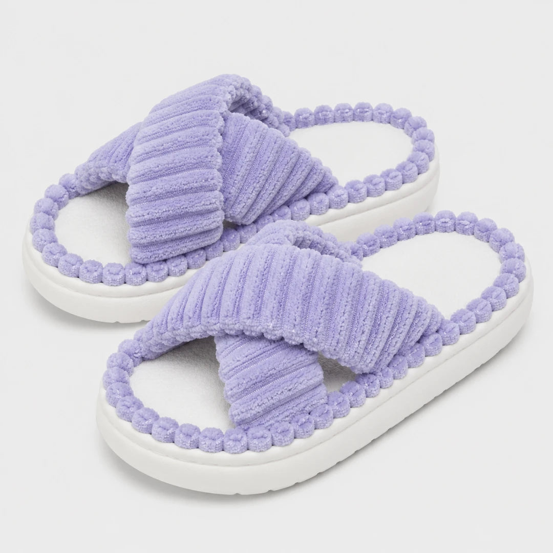 ComfyX™ Criss-Cross Slippers