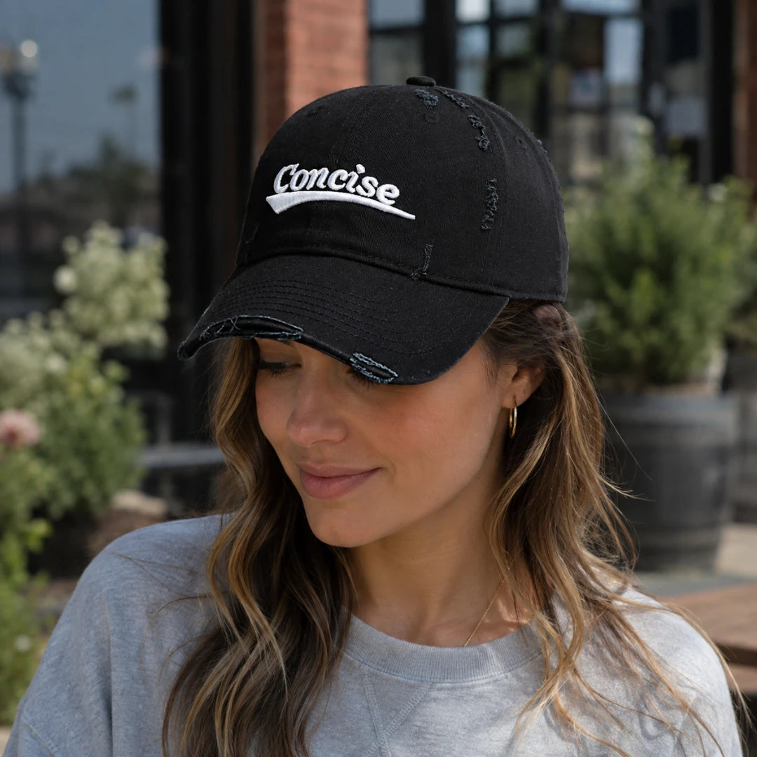 ConciseDrift™ Distressed Cap