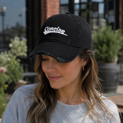 ConciseDrift™ Distressed Cap
