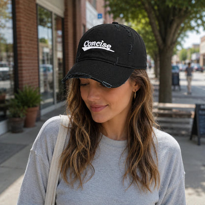 ConciseDrift™ Distressed Cap