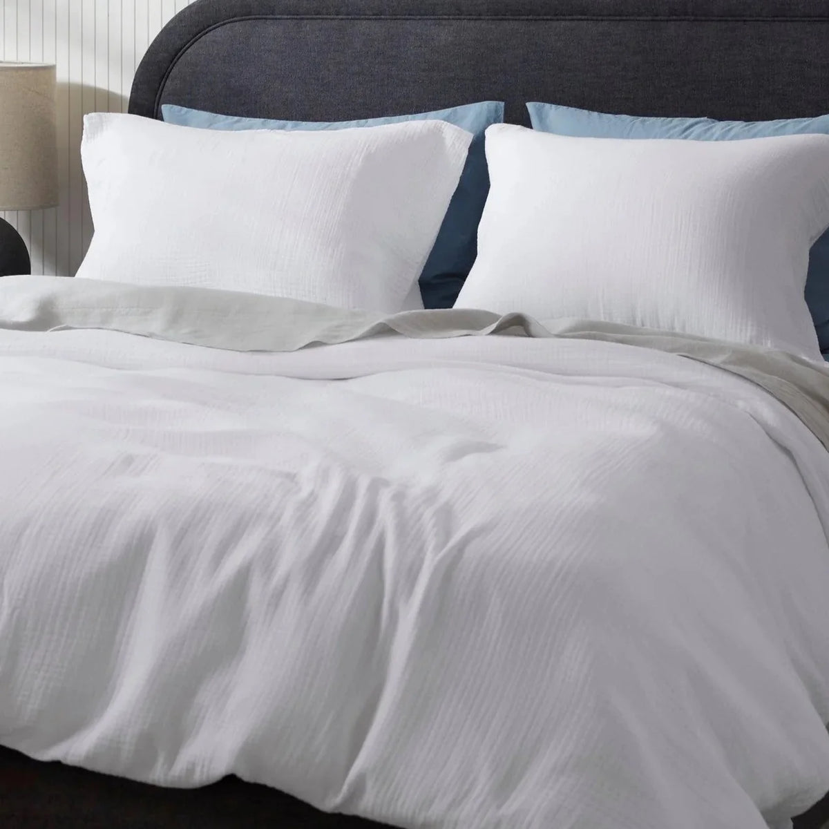 Muslin Cotton Pillowcase, Breathable Soft Standard Size 20x35 Inches, Skin and Hair Friendly 3