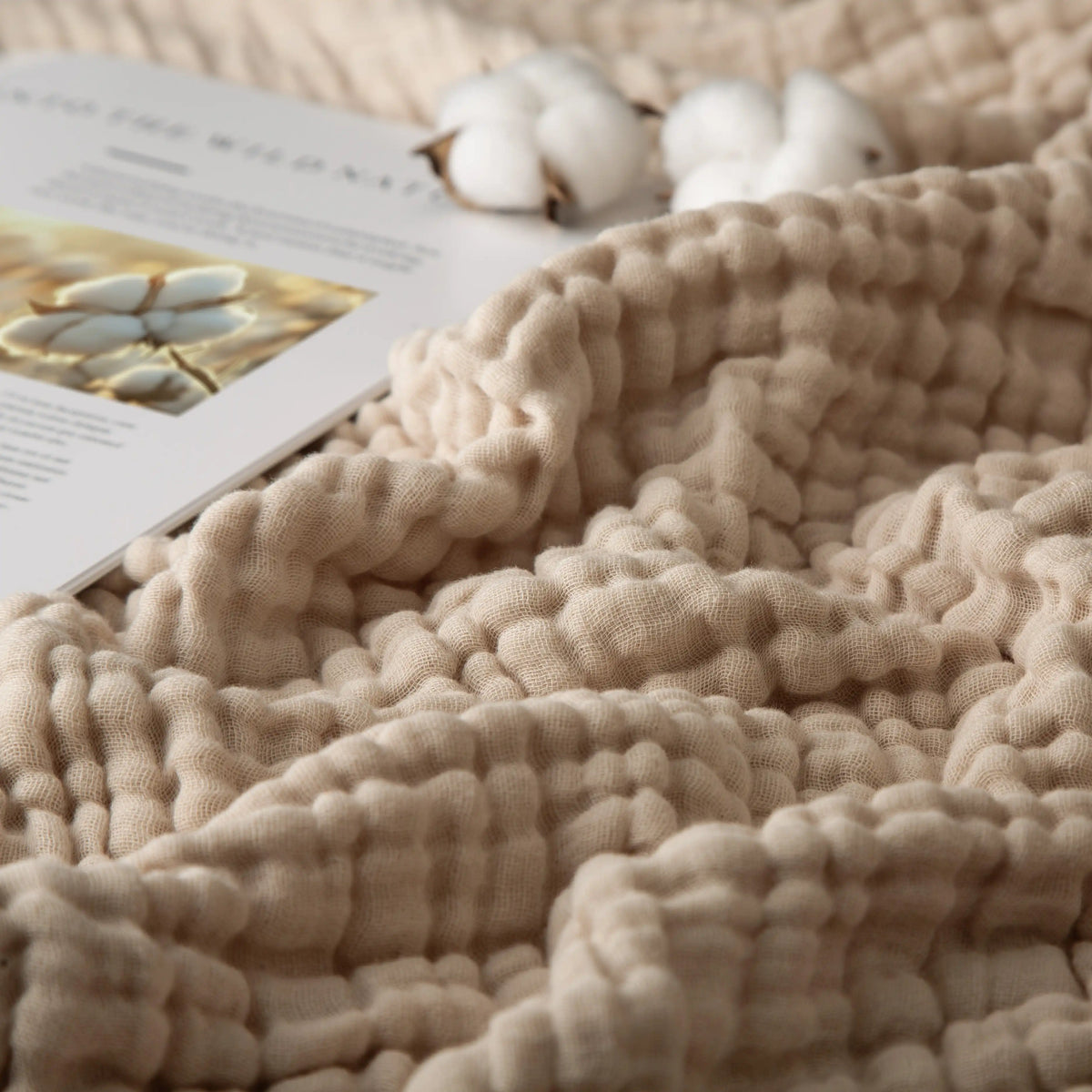 Muslin Cotton Pillowcase, Breathable Soft Standard Size 20x35 Inches, Skin and Hair Friendly 4