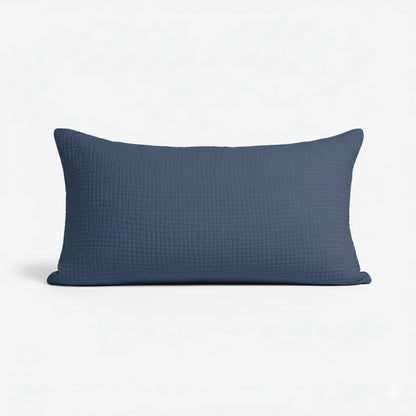 Muslin Cotton Pillowcase, Breathable Soft Standard Size 20x35 Inches, Skin and Hair Friendly 5