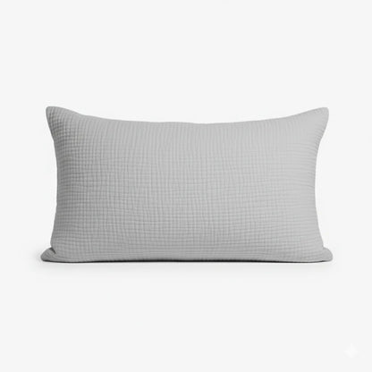 Muslin Cotton Pillowcase, Breathable Soft Standard Size 20x35 Inches, Skin and Hair Friendly 8