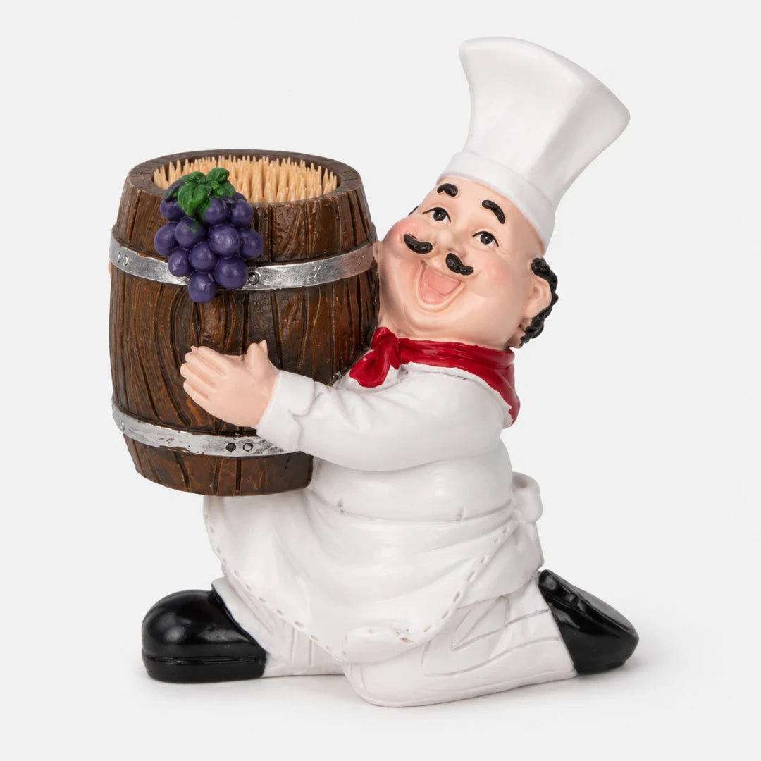 CorkChef™ Wine Barrel Toothpick Holder