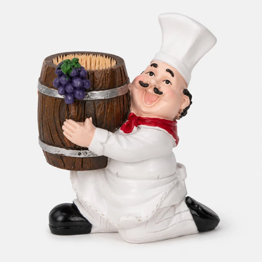 CorkChef™ Wine Barrel Toothpick Holder
