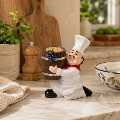CorkChef™ Wine Barrel Toothpick Holder