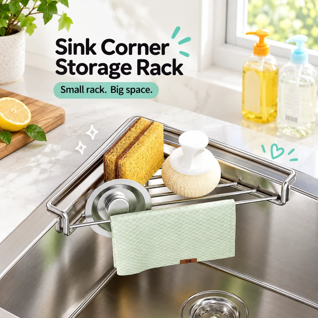 CornerFlow™ Sink Drying Rack