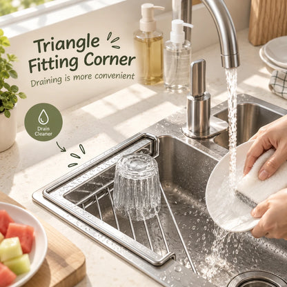 CornerFlow™ Sink Drying Rack