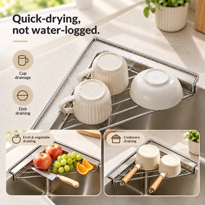 CornerFlow™ Sink Drying Rack