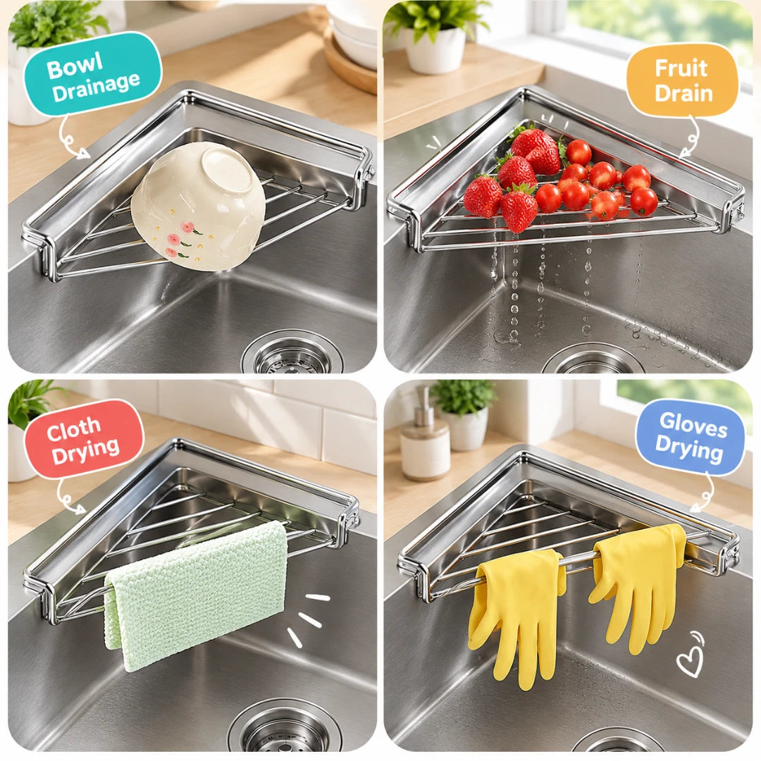 CornerFlow™ Sink Drying Rack