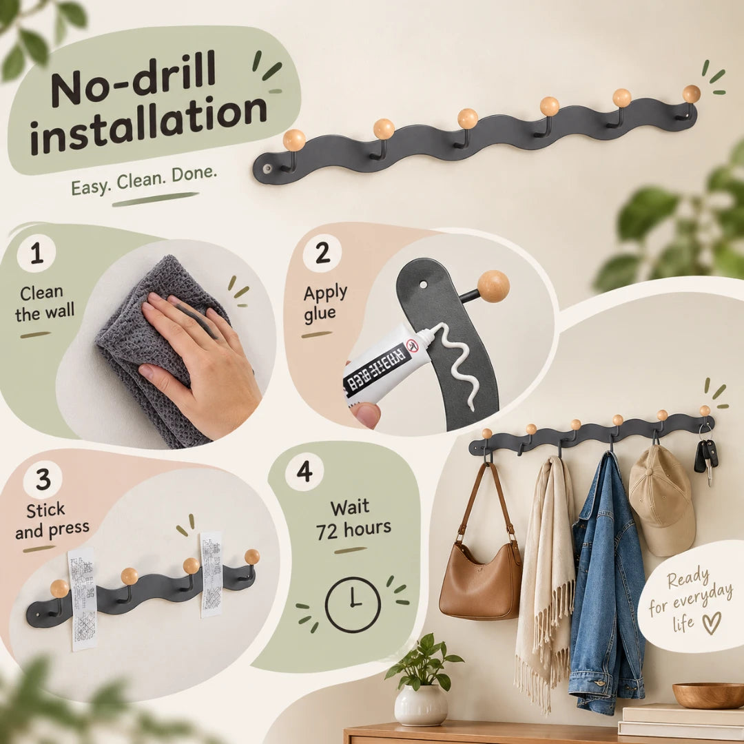 CrestHook™ Wave Wall Rack