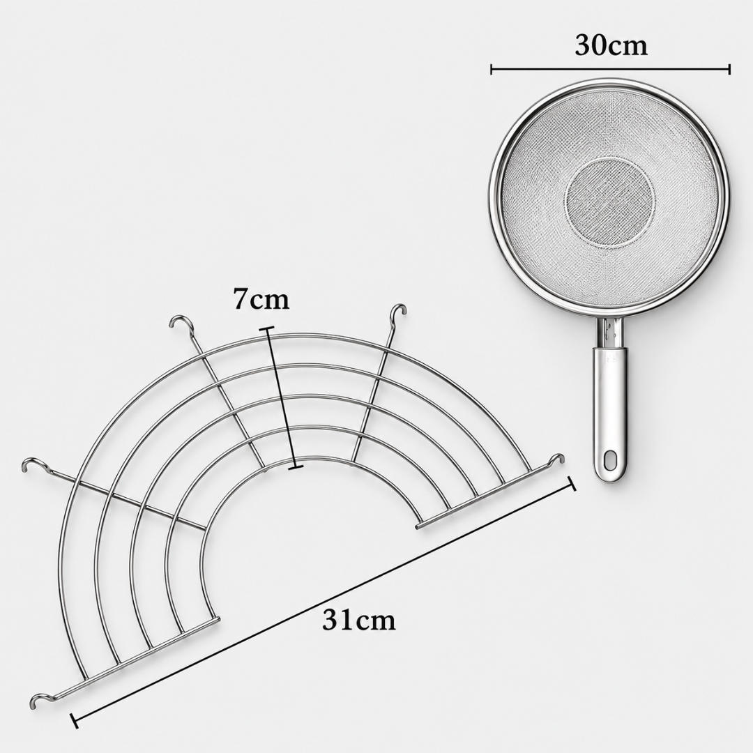 CrispRail™ Pot-Rim Oil-Drain Rack