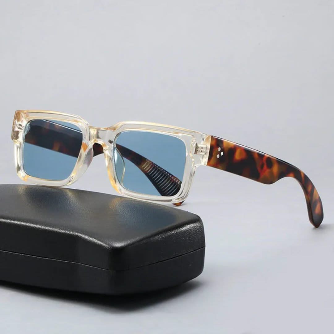 Damon Two-Tone Square Sunglasses