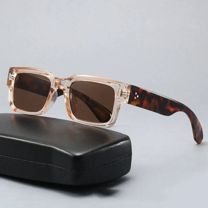Damon Two-Tone Square Sunglasses
