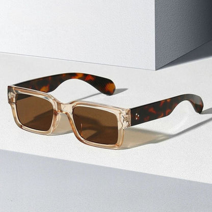 Damon Two-Tone Square Sunglasses
