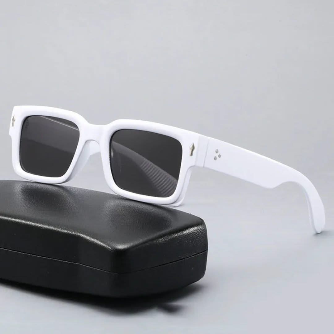Damon Two-Tone Square Sunglasses