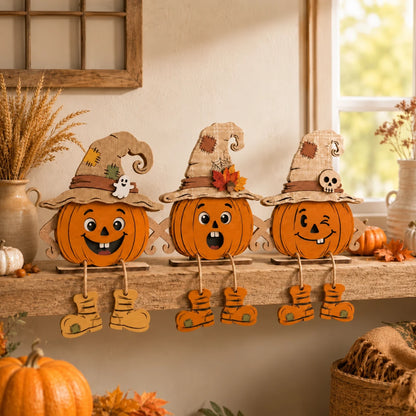 DeskBuddy™ Pumpkin Trio Desktop Decoration