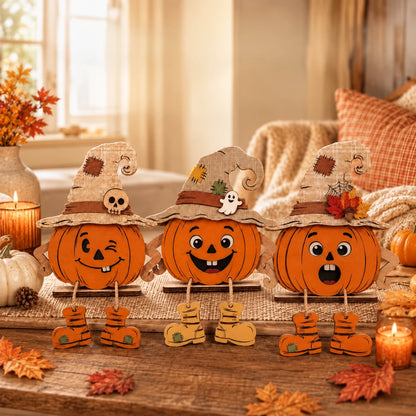 DeskBuddy™ Pumpkin Trio Desktop Decoration