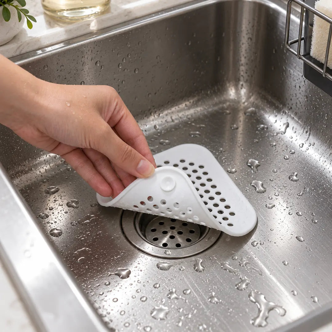 DrainGuard™ Bathroom & Kitchen Drain Cover