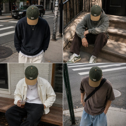 DriftCap™ — Two-Tone Washed Cap