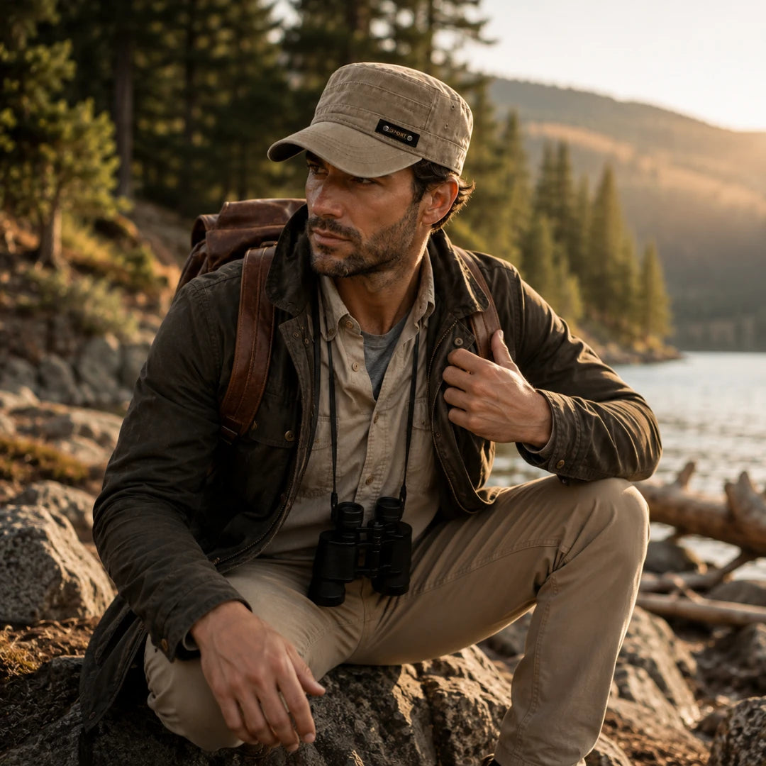 DustLine™ Retro Army Cap