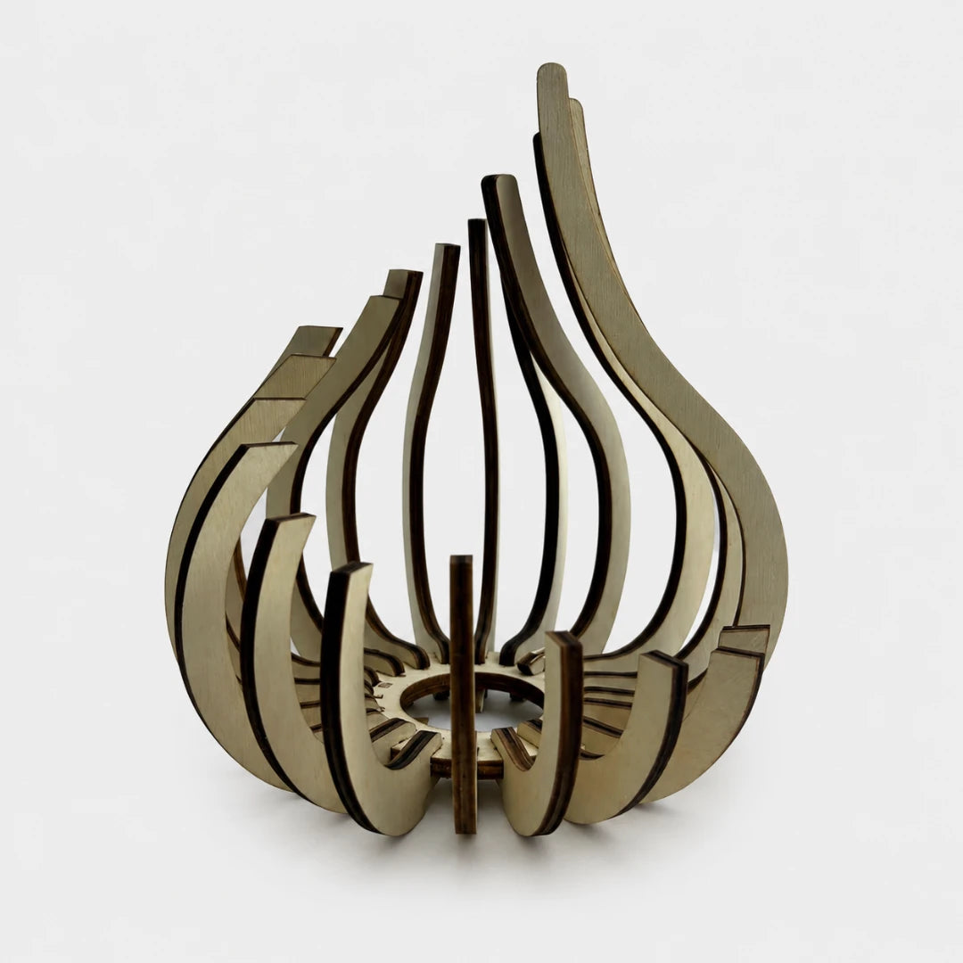 EmberVase™ Wood  Candle Holder