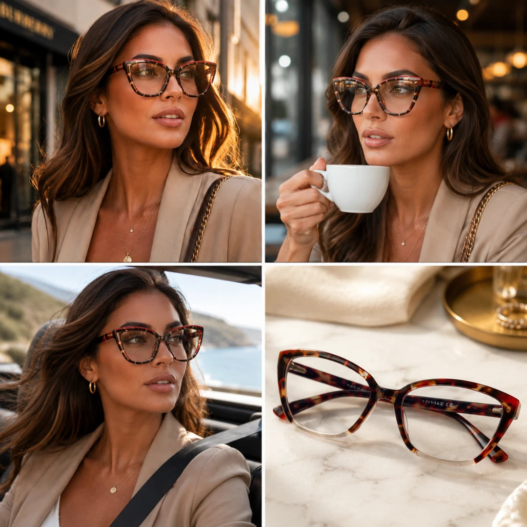 FeliCat™ Colorblock Cat-Eye Glasses