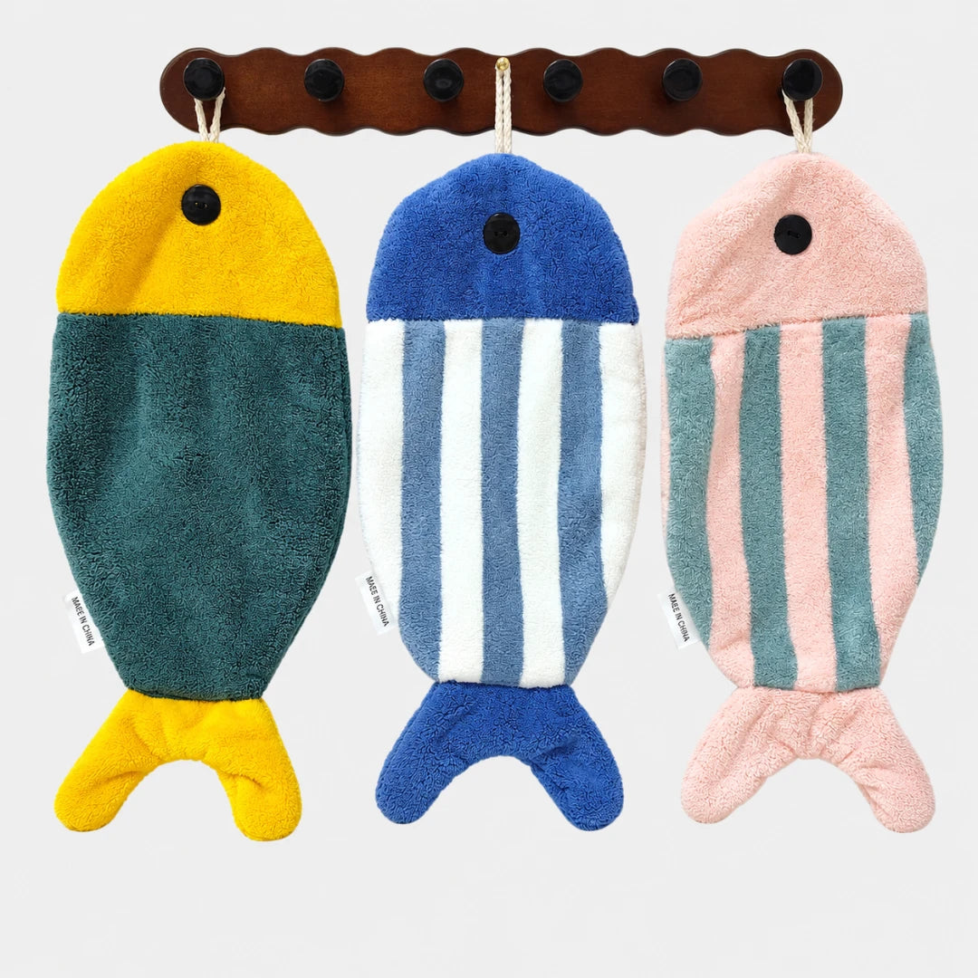 FinnyDry™ Hanging Fish Towel