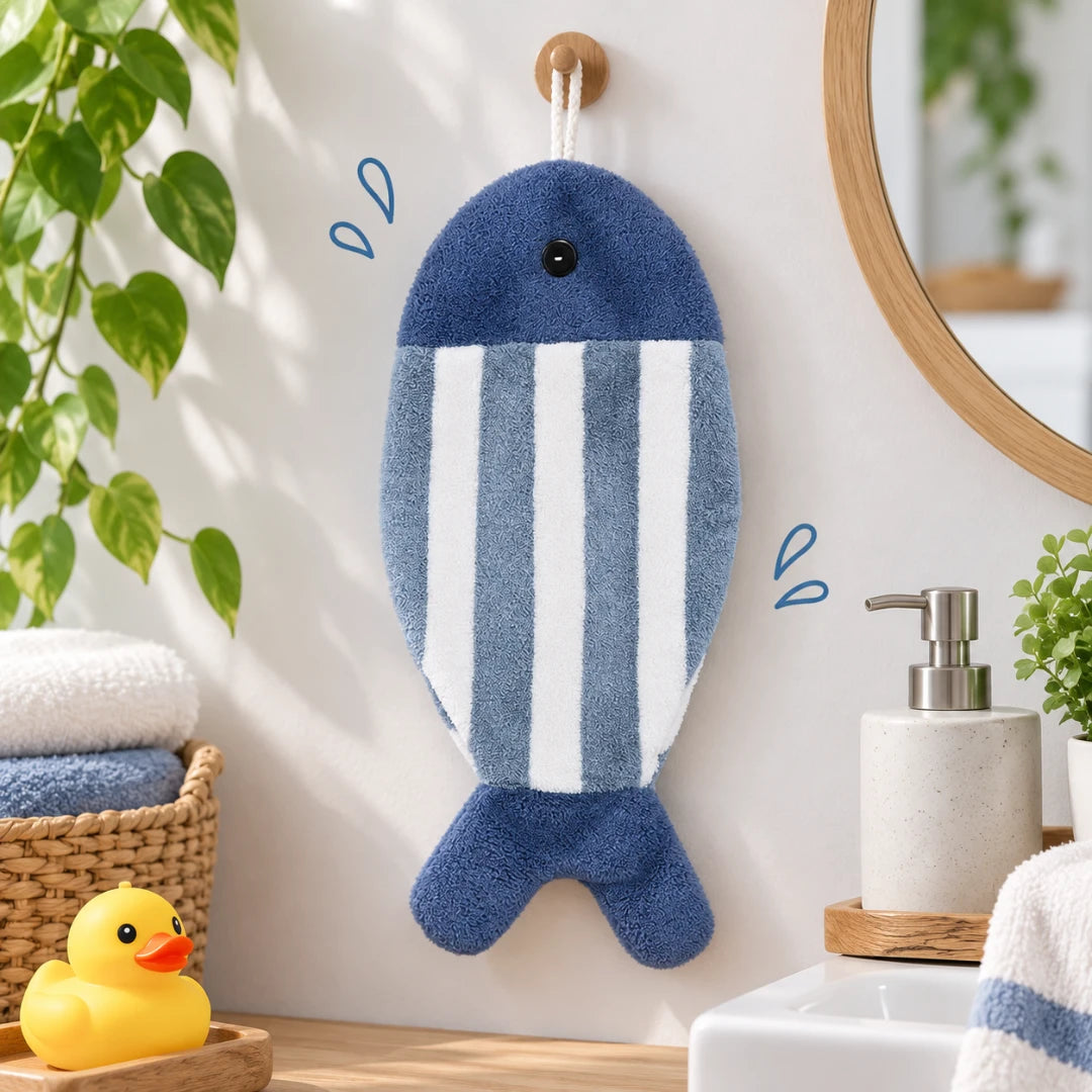 FinnyDry™ Hanging Fish Towel