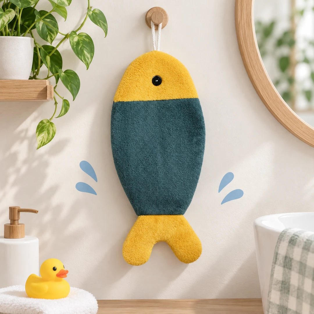 FinnyDry™ Hanging Fish Towel
