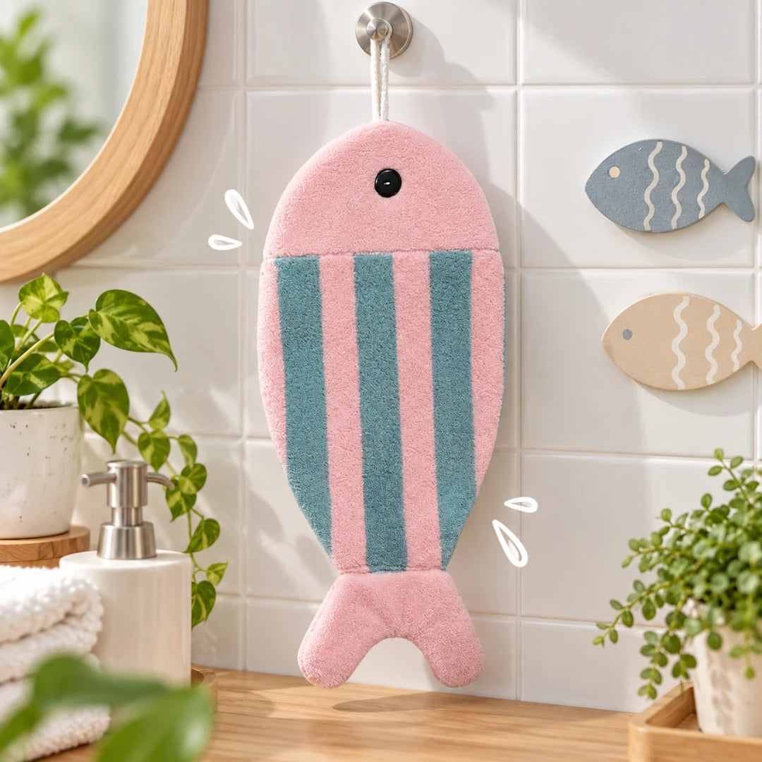 FinnyDry™ Hanging Fish Towel