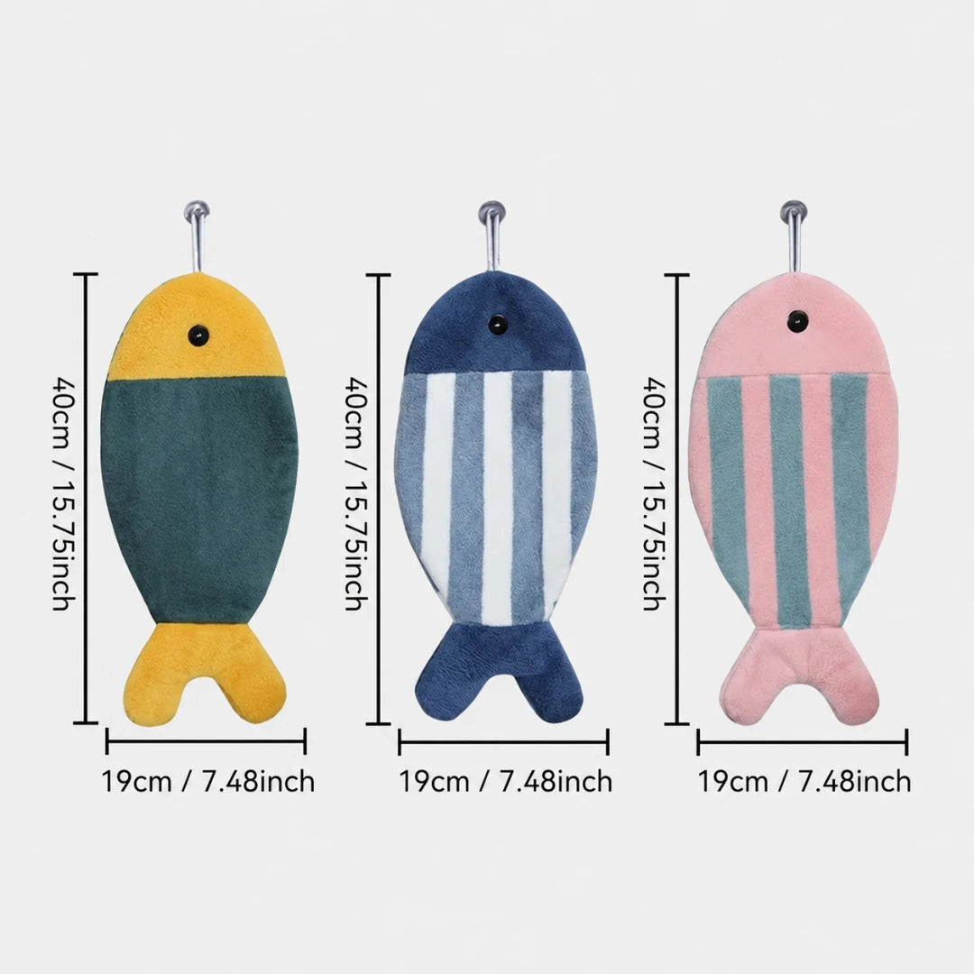FinnyDry™ Hanging Fish Towel