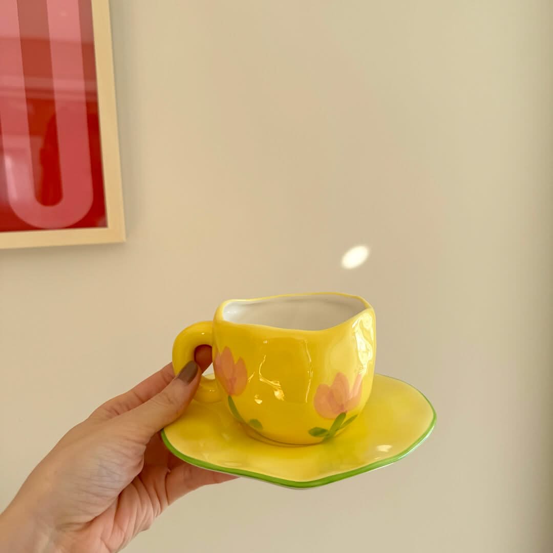 Floral Vintage Teacup Set