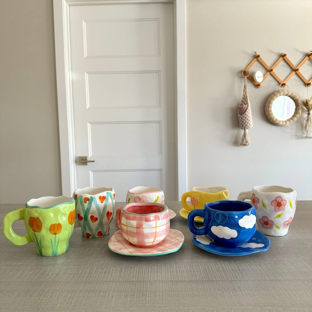 Floral Vintage Teacup Set
