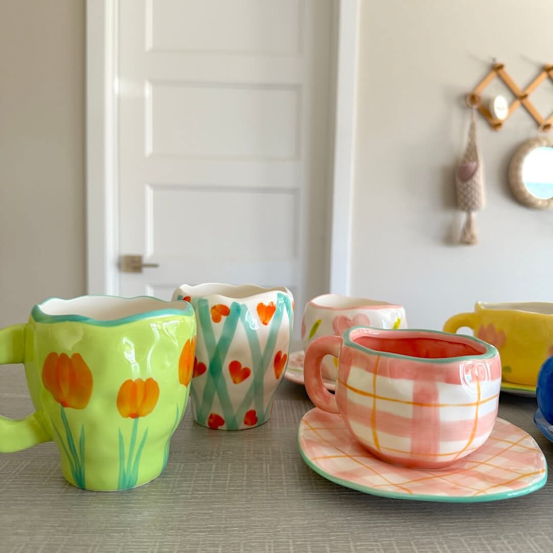Floral Vintage Teacup Set