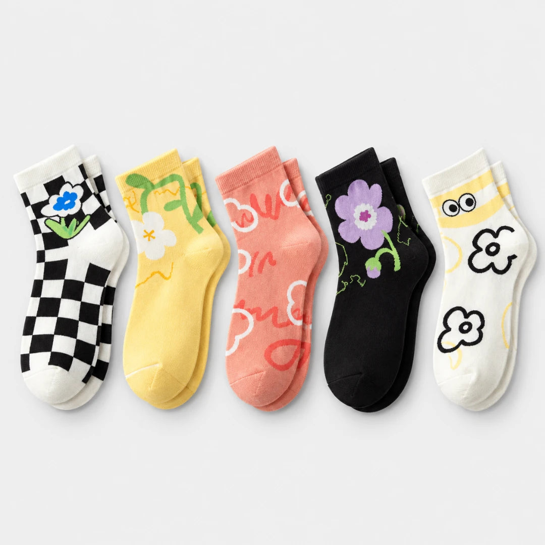 FlowerFive™ Ankle Sock Pack
