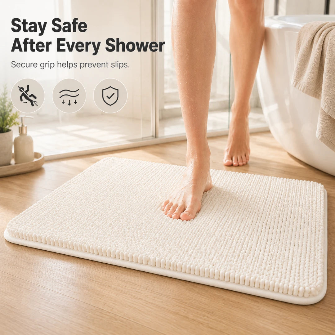 FluffFoot™ Shag Bath Mat