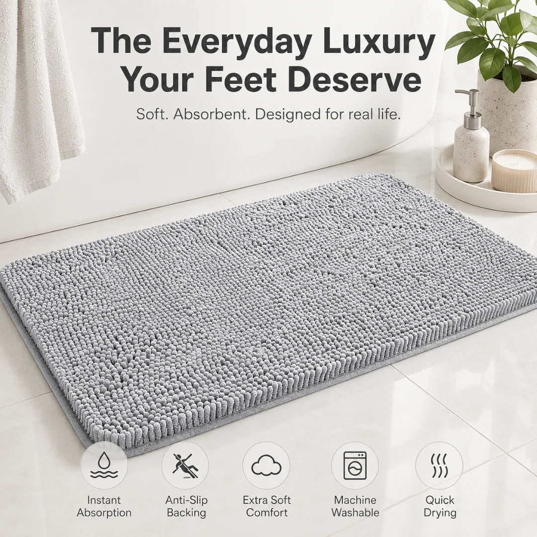 FluffFoot™ Shag Bath Mat
