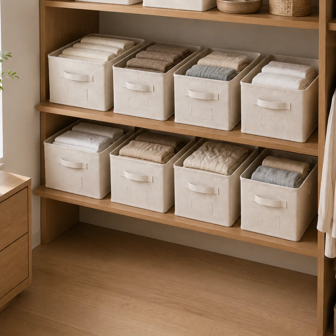 FoldStack™ Linen Drawer Organizer