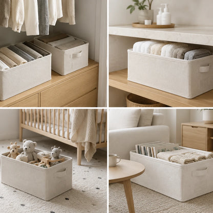 FoldStack™ Linen Drawer Organizer