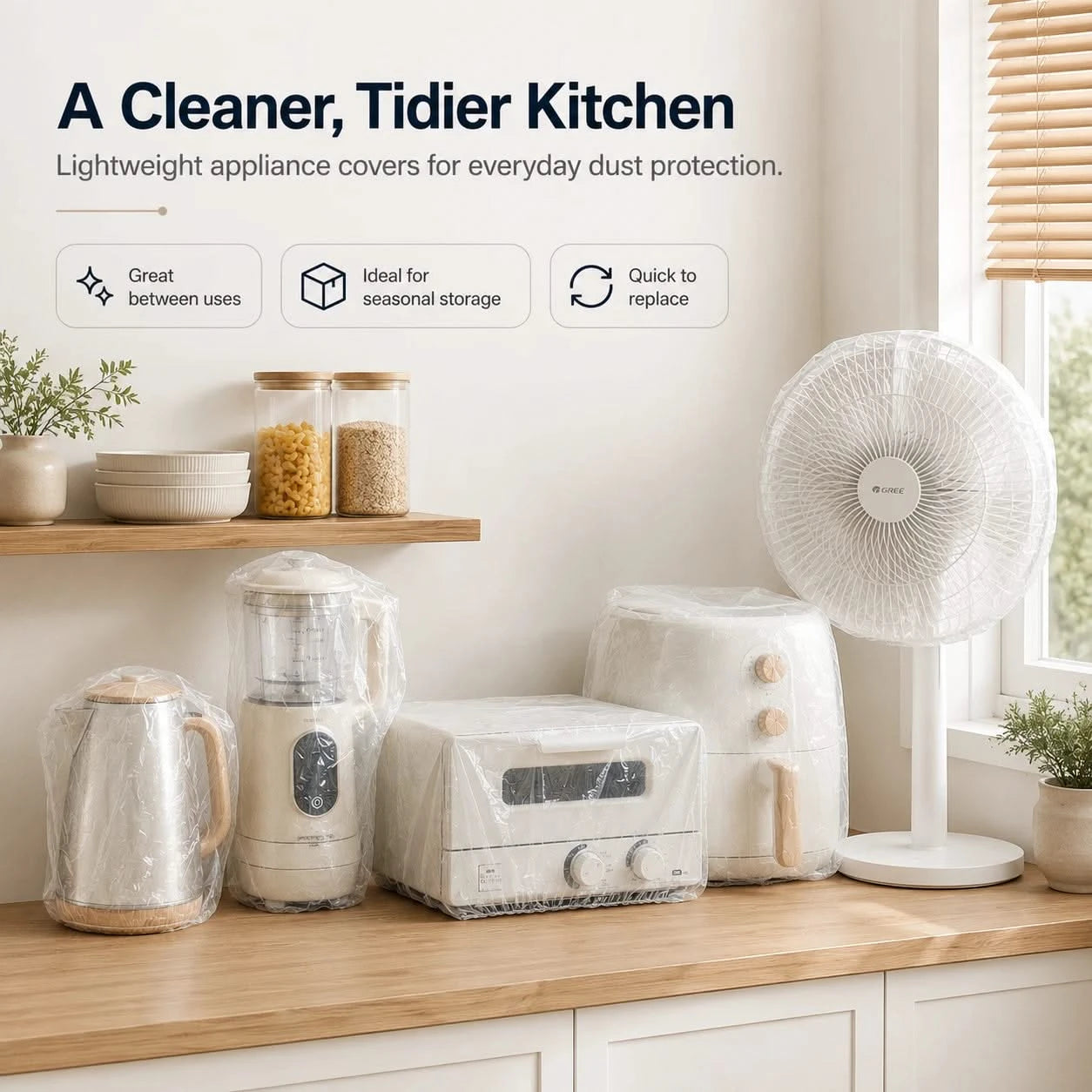 FreshCover Transparent Appliance Cover-7
