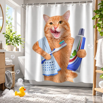 FurBath™ Waterproof Shower Curtain