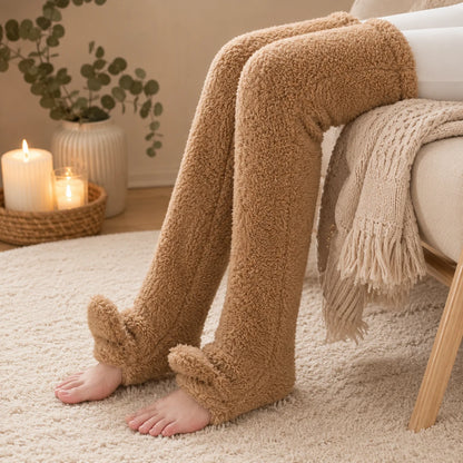 FuzzFoot™ Cozy Leg Warmer Socks